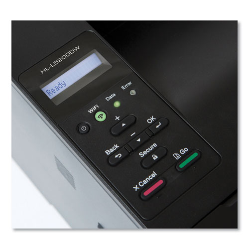 Image of HLL5200DW Business Laser Printer with Wireless Networking and Duplex Printing
