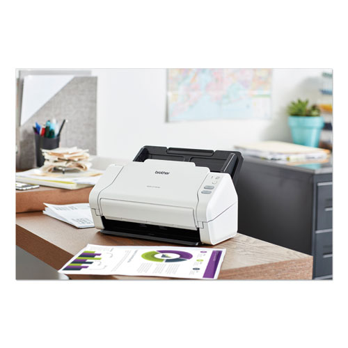 Image of ADS2700W Wireless High-Speed Color Duplex Desktop Document Scanner with Touchscreen LCD