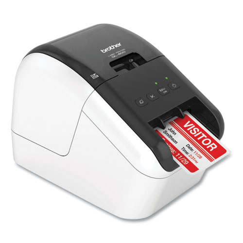 Image of Brother Ql-800 High-Speed Professional Label Printer, 93 Labels/Min Print Speed, 5 X 8.75 X 6
