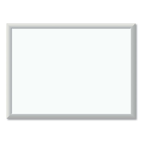 Melamine Dry Erase Board, 24 x 18, White Surface, Silver Frame