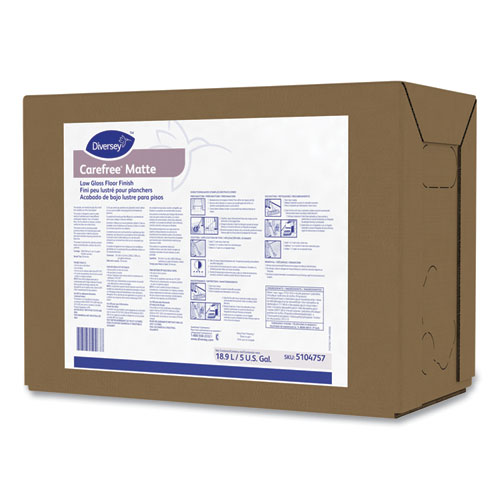 Carefree Matte Floor Finish, Liquid, 5 gal Box