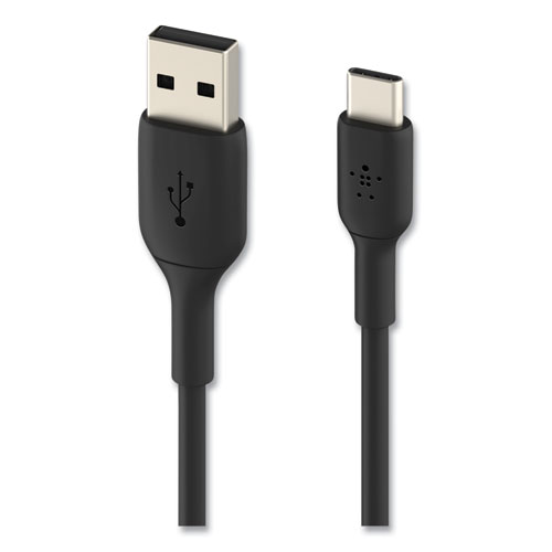 Image of Belkin® Boost Charge Usb-C To Usb-A Chargesync Cable, 3.3 Ft, Black