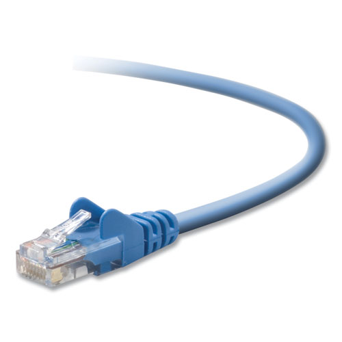 Image of Belkin® Cat6 Utp Computer Patch Cable, 2 Ft, Blue