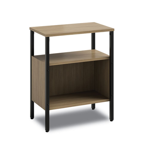 Image of Safco® Simple Storage, Two-Shelf, 23.5W X 14D X 29.6H, Walnut