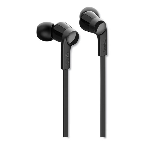 Image of Belkin® Soundform Headphones With Lightning Connector, 44" Cord, Black