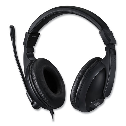 Xtream H5U Binaural Over The Head Headset with Microphone, Black
