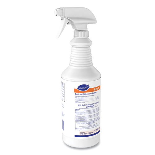 Image of Avert Sporicidal Disinfectant Cleaner, 32 oz Spray Bottle, 12/Carton