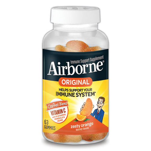 Immune Support Gummies, Zesty Orange, 63/Bottle