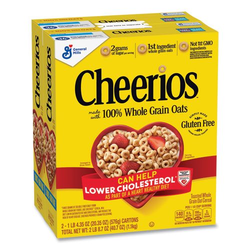 Cheerios® Whole Grains Oat Cereal, 20.35 oz Box, 2/Pack