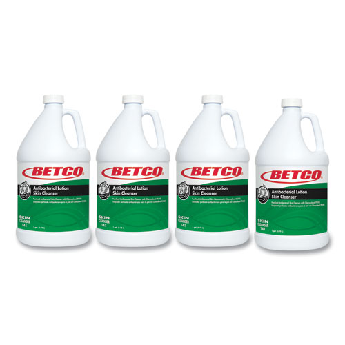 Betco® Antibacterial Lotion Skin Cleanser, Tropical Hibiscus, 1 gal Bottle, 4/Carton