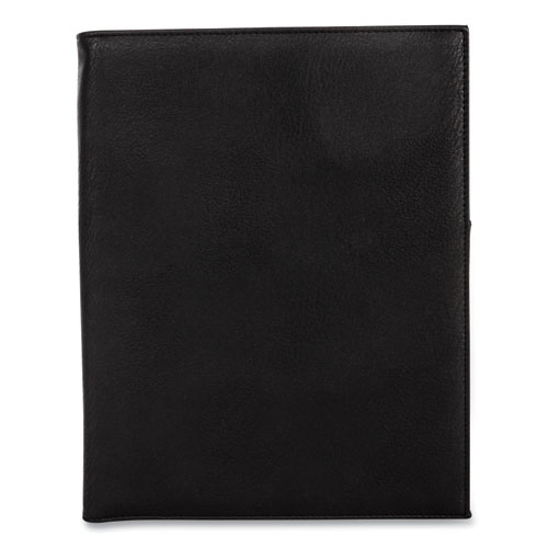 Bond Street, Ltd. Faux-Leather Padfolio, 9 X 12 Pad, 9.75 X 12.5, Black