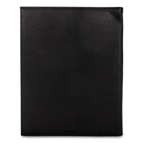 Image of Bond Street, Ltd. Faux-Leather Padfolio, 9 X 12 Pad, 9.75 X 12.5, Black