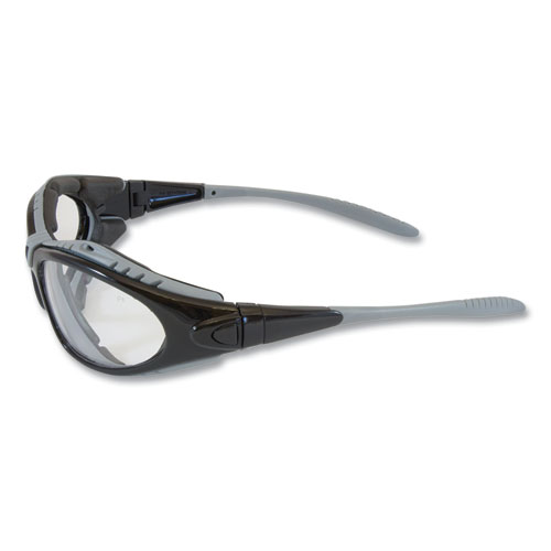 Image of Optical Fuselage Safety Goggles, Black Frame, Clear Lens