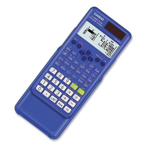 FX-300ES Plus 2nd Edition Scientific Calculator, 16-Digit LCD, Blue
