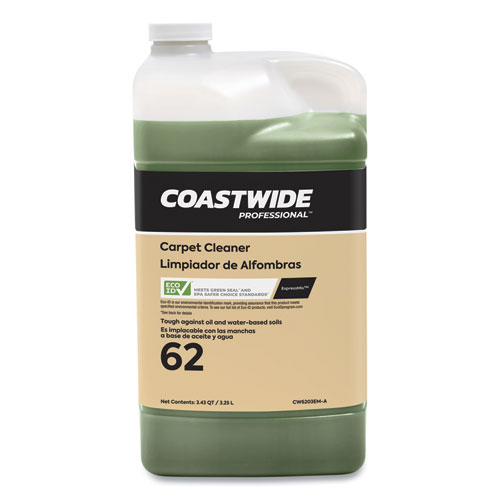Image of Coastwide Professional™ Carpet Cleaner For Expressmix Systems, Citrus Scent, 3.25 L Bottle, 2/Carton