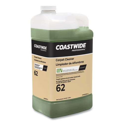 Image of Coastwide Professional™ Carpet Cleaner For Expressmix Systems, Citrus Scent, 3.25 L Bottle, 2/Carton