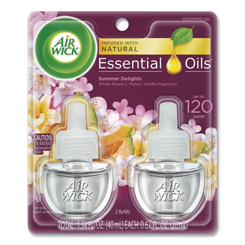 Life Scents Scented Oil Refills, Summer Delights, 0.67 oz, 2/Pack