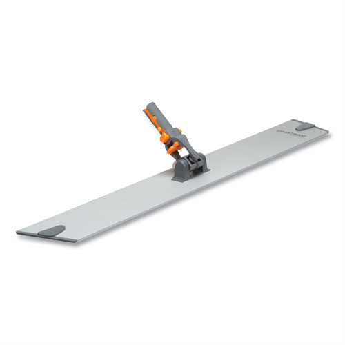 Wet/Dry Microfiber Mop Frame, 22" x 3.15", Aluminum/Plastic, Gray/Orange