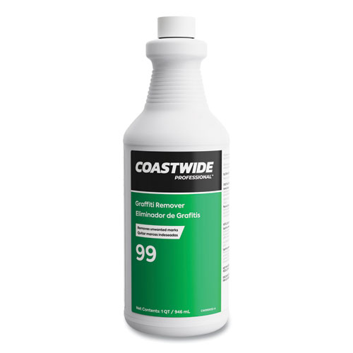 Coastwide Professional™ Graffiti Remover, 0.95 L Bottle, 6/Carton