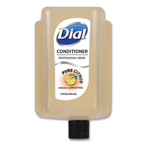 Dial® Professional Radiant Citrus Conditioner Refill For Versa Dispenser, 15 Oz, 6/Carton