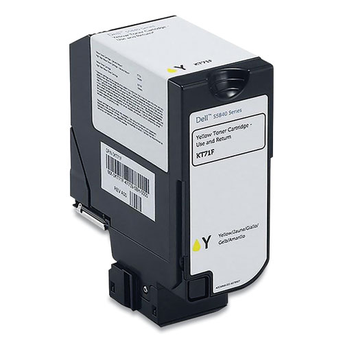 KT71F Toner, 6,000 Page-Yield, Yellow