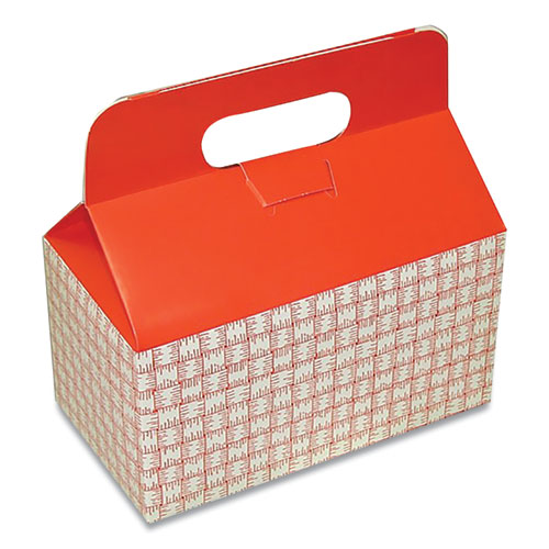 ChampPak Carryout Boxes, #3, 7.75 x 5.5 x 2.5, Kraft, 200-carton