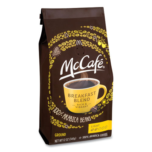 Image of Mccafe® Ground Coffee, Breakfast Blend, 12 Oz Bag