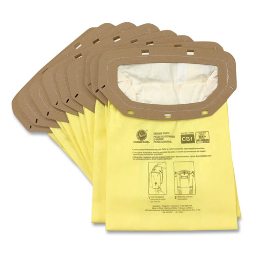 Hoover® Commercial Disposable Open Mouth Vacuum Bags, Allergen Cb1, 10/Pack