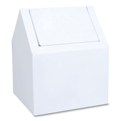 Sanifloor Enamel Sanitary Disposal Unit, Metal, White