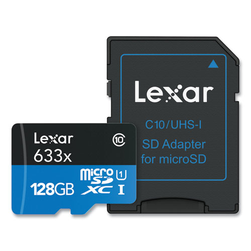 microSDXC Memory Card, UHS-I U1 Class 10, 128 GB