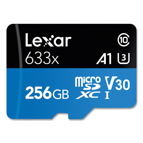 Image of microSDXC Memory Card, UHS-I U1 Class 10, 256 GB