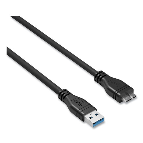 Micro USB 3.0 Cable, 6 ft, Black