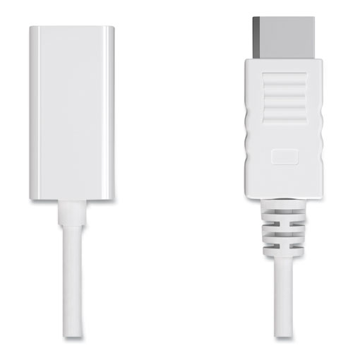 Image of DisplayPort to HDMI Adapter, 6", White