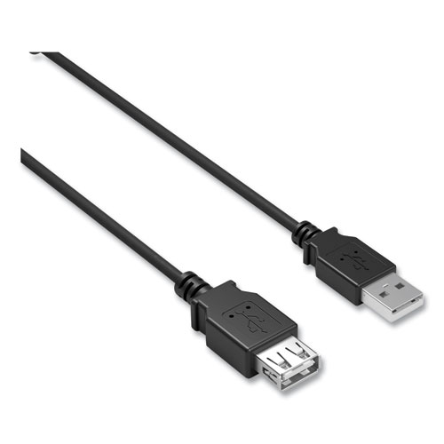 USB 2.0 Extension Cable, 15 ft, Black