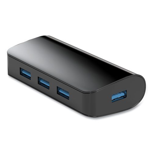USB 3.0 Hub, 4 Ports, Black