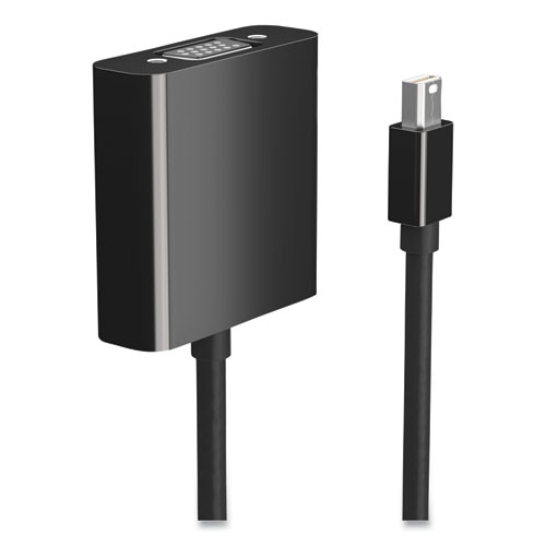 Image of Nxt Technologies™ Mini Displayport To Vga Adapter, 6", Black