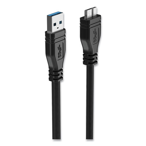 Micro USB 3.0 Cable, 6 ft, Black