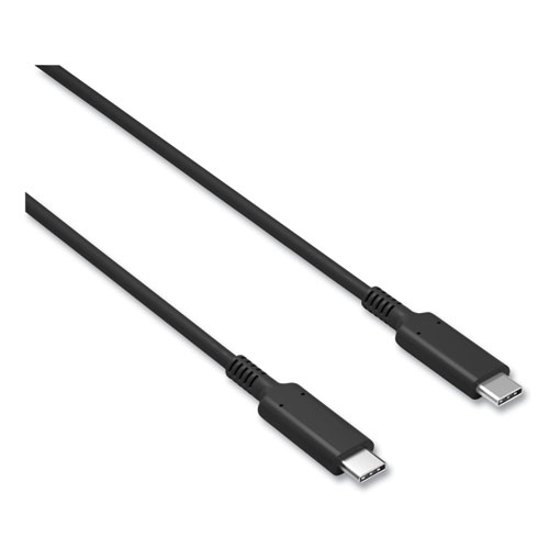 Reversible USB-C Cable, 3 ft, Black
