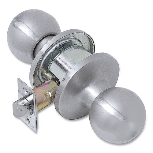 Tell® Light Duty Commercial Passage Knob Lockset, Stainless Steel Finish