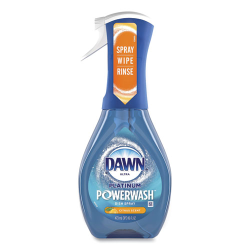 Image of Platinum Powerwash Dish Spray, Citrus Scent, 16 oz Spray Bottle