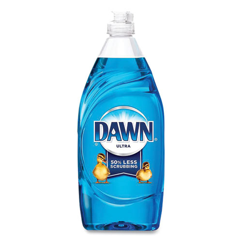 Image of Ultra Liquid Dish Detergent, Dawn Original, 19.4 oz Bottle, 4/Carton