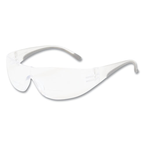 Bouton® Zenon Z12R Rimless Optical Eyewear with 1.5-Diopter Bifocal Reading-Glass Design, Scratch-Resistant, Clear Lens, Clear Frame