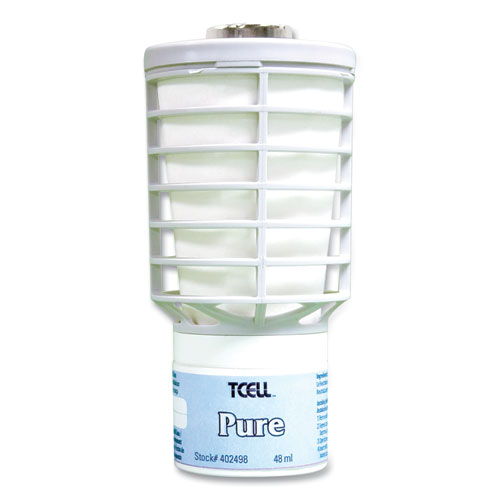 TCell Air Freshener Dispenser Oil Fragrance Refill, Pure Scent, 1.62 oz, 6/Carton