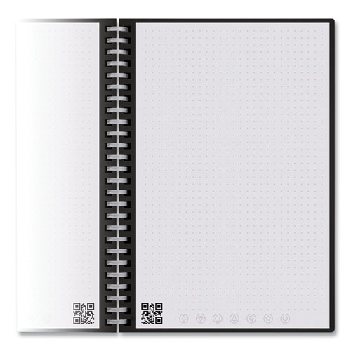 Image of Rocketbook Wave Smart Reusable Notebook, Dotted Rule, Blue Cover, (40) 8.9 X 6 Sheets