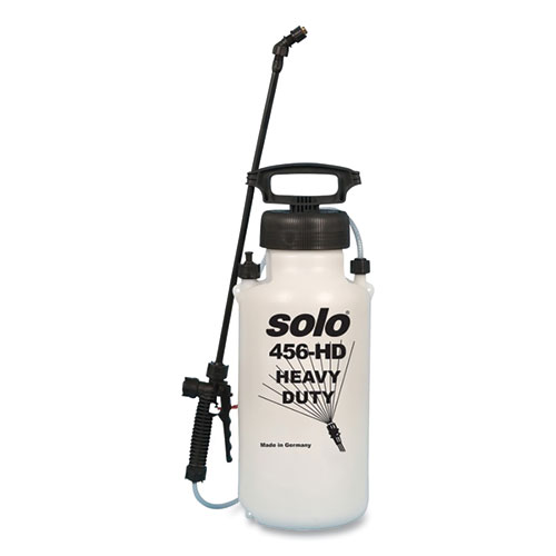 450 Professional Series Heavy-Duty Handheld Sprayer, 2.25 gal, 48" Hose, 28" Wand, Translucent White/Black