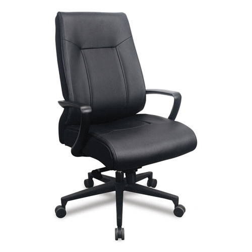 Executive Chair, Supports up to 250 lbs, 20.5" to 23.5" Seat Height, Supports up to 250 lbs, Black