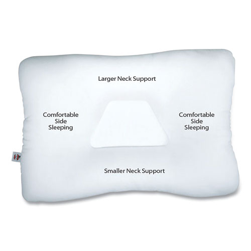 Image of Core Products® Mid-Core Cervical Pillow, Standard, 22 X 4 X 15, Gentle, White