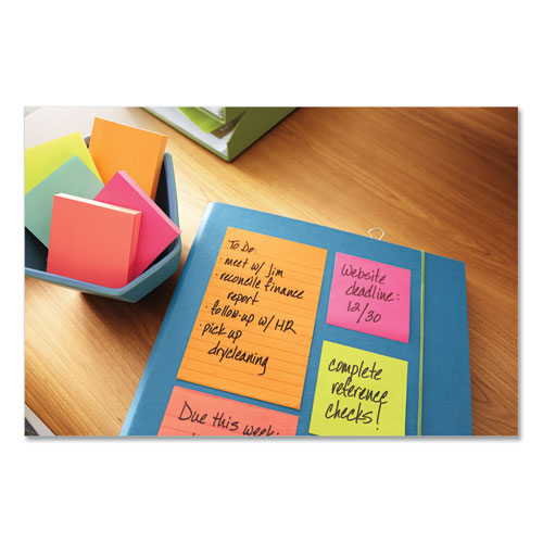 Image of Post-It® Notes Original Pads In Poptimistic Colors, Cabinet Pack, 3 X 3, 100 Sheets/Pad, 18 Pads/Pack
