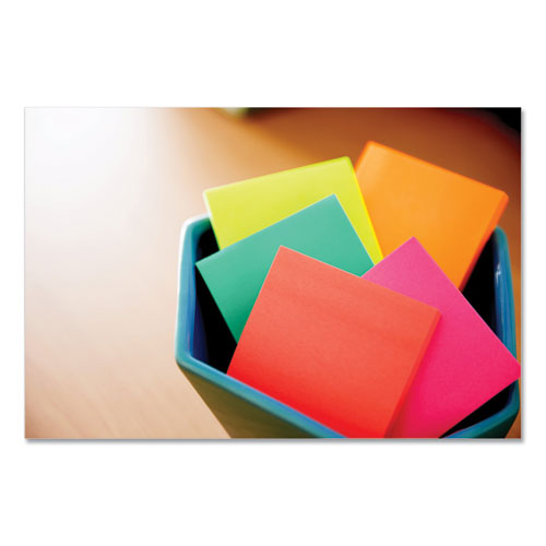 Image of Post-It® Dispenser Notes Original Pop-Up Refill Cabinet Pack, 3" X 3", Poptimistic Collection Colors, 100 Sheets/Pad, 18 Pads/Pack
