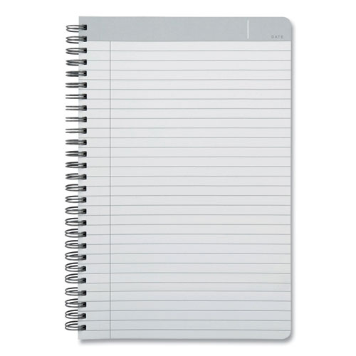 Idea Collective Professional Notebook, 1-Subject, Medium/College Rule, Gray Cover, (80) 9.5 x 6.62 Sheets